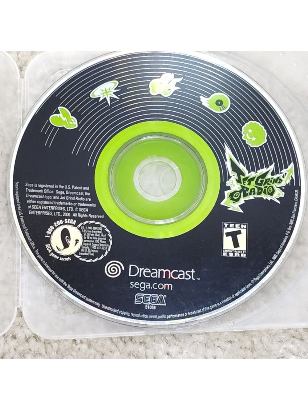 Sega Dreamcast Jet Grind Radio Smilebit Inline Skate 51058 Standard / Tested VGC